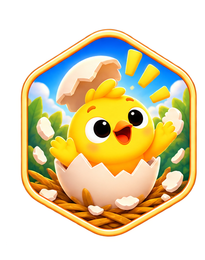 First Step badge: Dr. Cooper celebrating a first medicine.